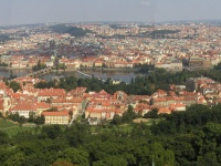 Nkolik panoramatickch pohled na Prahu